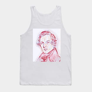 Robert Schumann Portrait | Robert Schumann Artwork | Line Art Tank Top